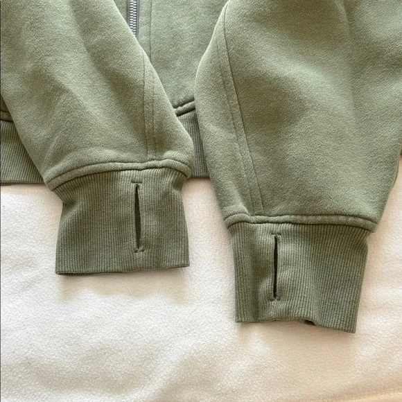 lululemon athletica Scuba Olive Green Full-Zip Hoodie, Women’s XS - Picture 6 of 9
